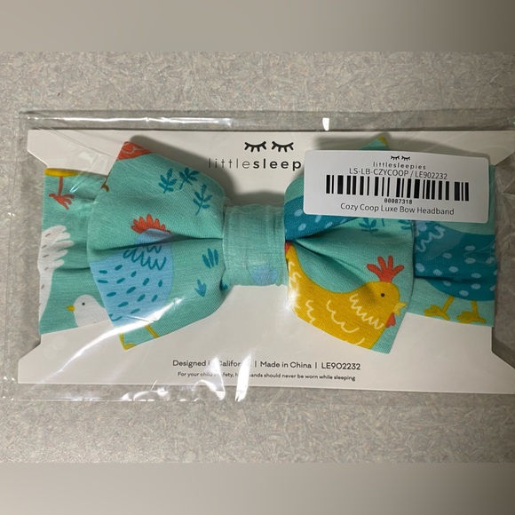 NWT Little Sleepies Cozy Coop Luxe Bow - Picture 3 of 3